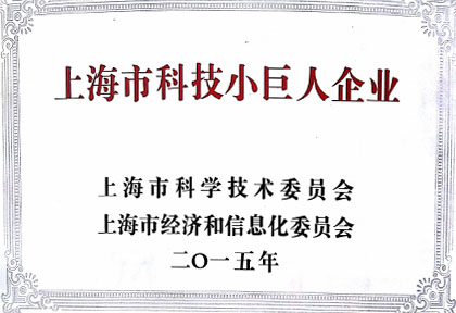 凯时首页获“上海市科技小巨人企业”荣誉称号